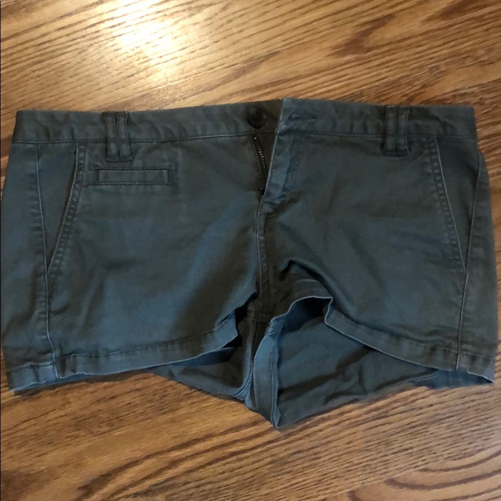 3/$30 Express low waist short shorts.